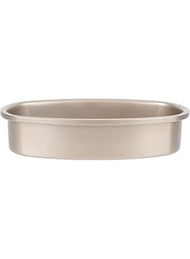 Gold Tone Non Stick Springform Cake Pan Oval Baking Mold For Cheesecake Bread Toast Oven - Image 1