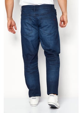 DIESEL Men 2005 D-Fining Regular Fit  Dark Wash Stretchable Denim, Navy  - Image 4