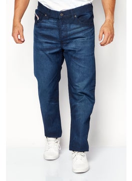 DIESEL Men 2005 D-Fining Regular Fit  Dark Wash Stretchable Denim, Navy  - Image 1