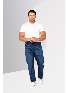 DIESEL Men 2005 D-Fining Regular Fit  Dark Wash Stretchable Denim, Navy  - Image 2