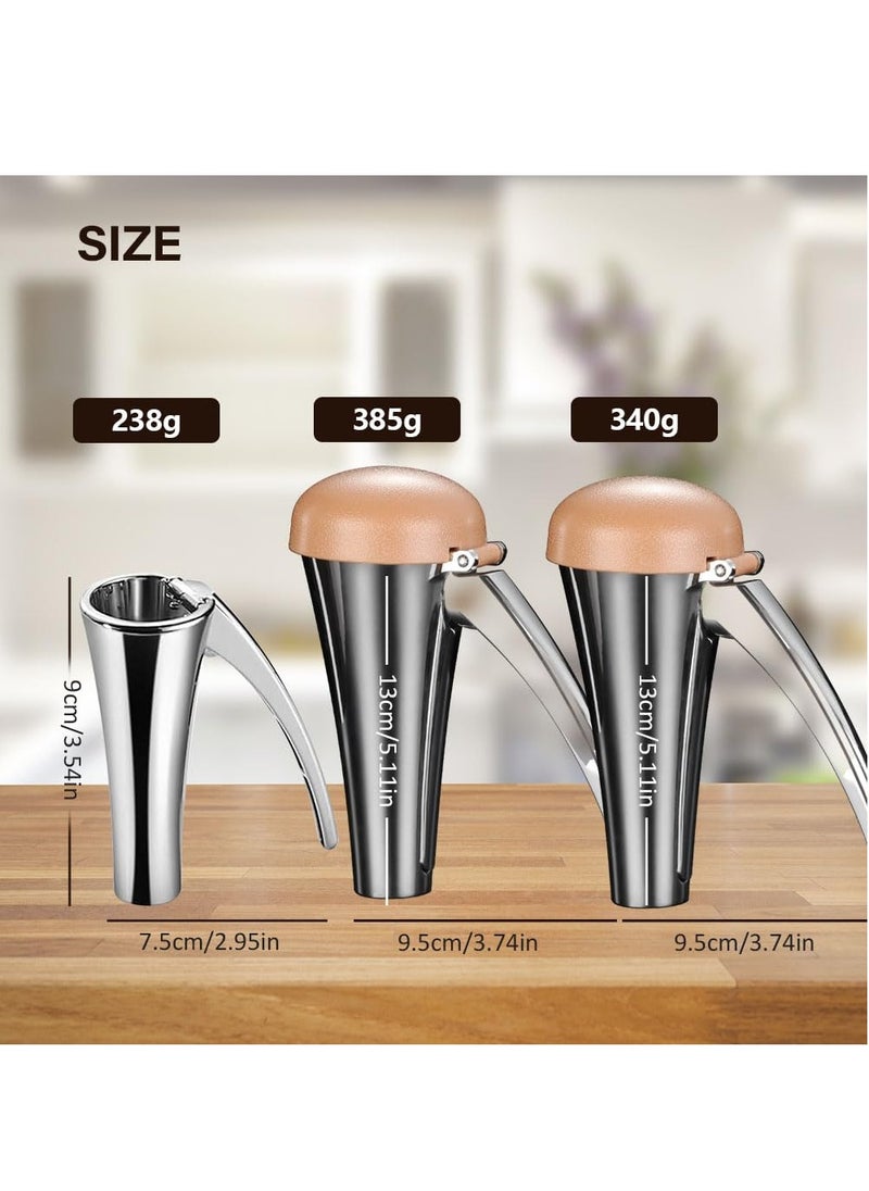 Bukela - Zinc Alloy Walnut Nut Shelling Tool, 360° Quick Shelling Tool Pecan Nut Cracker Tool, Vertical Walnut Clamp Funnel Walnut Peeling Tool Reusable Kitchen Tools for Most Nuts (Upgrade Large) - Image 1