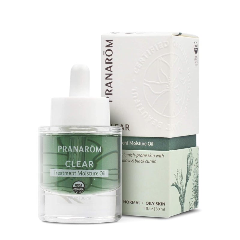 Pranarom  Clear Treatment Moisture Oil 1oz  30ml  100 Pure  Natural Essential Oil Moisturizing Oil for Oily Skin Treatment  Nourishment