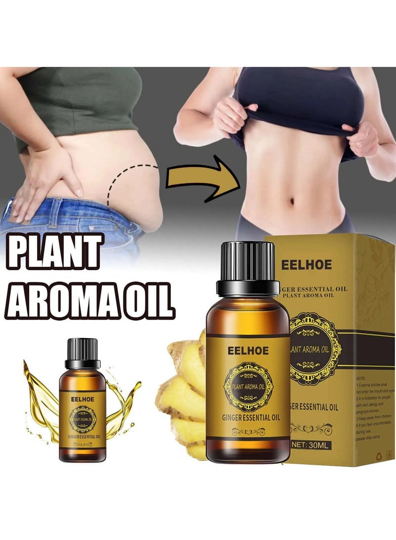 إيلهو زيت الزنجبيل الطبيعي من إيلهو للعلاج بالتدليك، يساعد في تصريف اللمف وتعزيز الأيض. زيت العناية بجسم سبا، مناسب للمدخنات العطرية. زيت بذور الكمون الأسود للتدليك الكامل للجسم، زيت مضاد للشيخوخة يحتوي على زيوت نباتية أساسية. - Image 3
