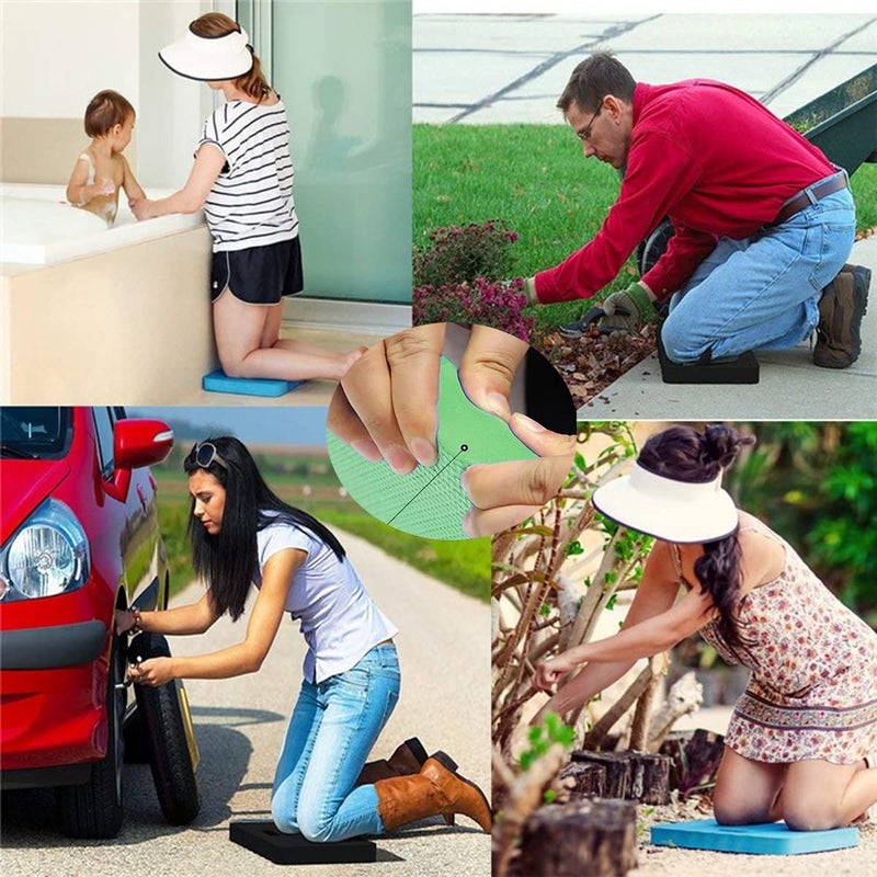 YWSHF 2 PCS Garden Kneeling Pad,Knee Mat Waterproof Foam Knee Pads for Gardening,Cleaning,Baby Bath,Yoga,Praying and Exercise 15.745'' x 7.09'' x 0.79'' - Image 3