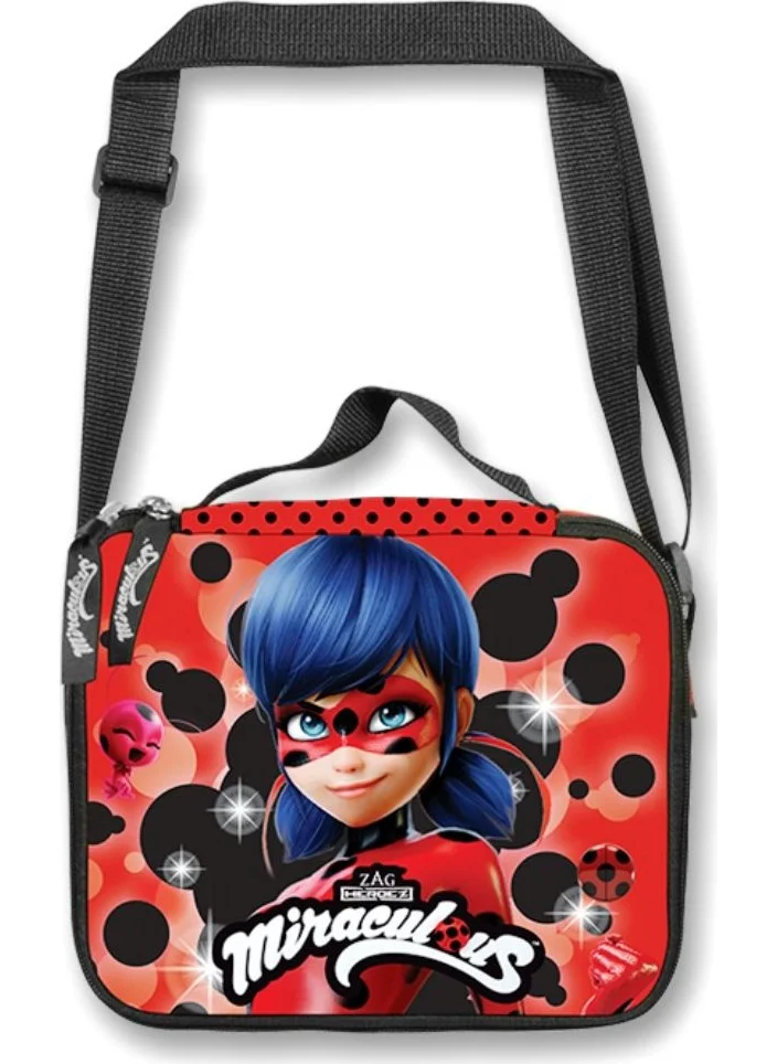 Ümit Çanta Ümit Bag Miraculous Ladybug Red Black School Lunch Box 1918