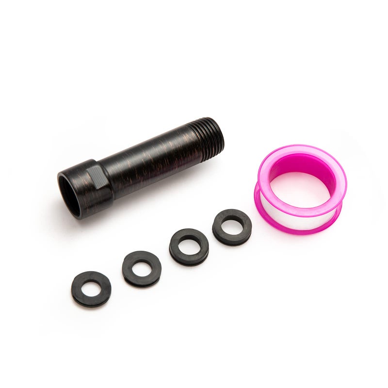 OFFO Shower Head Extension Arm 3 in Oil Rubbed Bronze Shower Arm Extension Shower Head Extender Made of 304 Stainless Steel Shower Pipe Extension