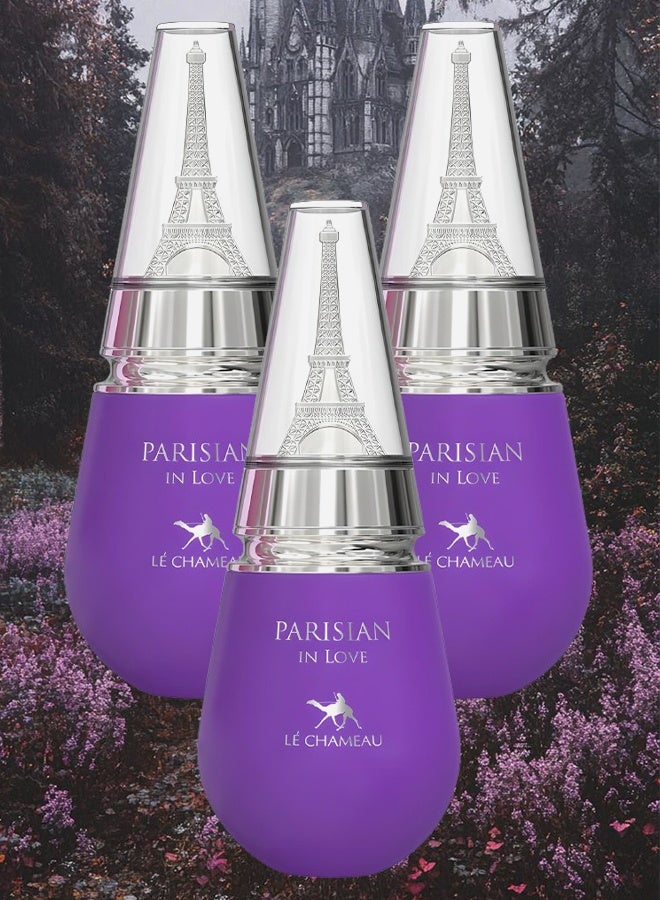 لو شامو 3 قطع عطر باريسيان إن لوف للنساء 100 مل - Image 1