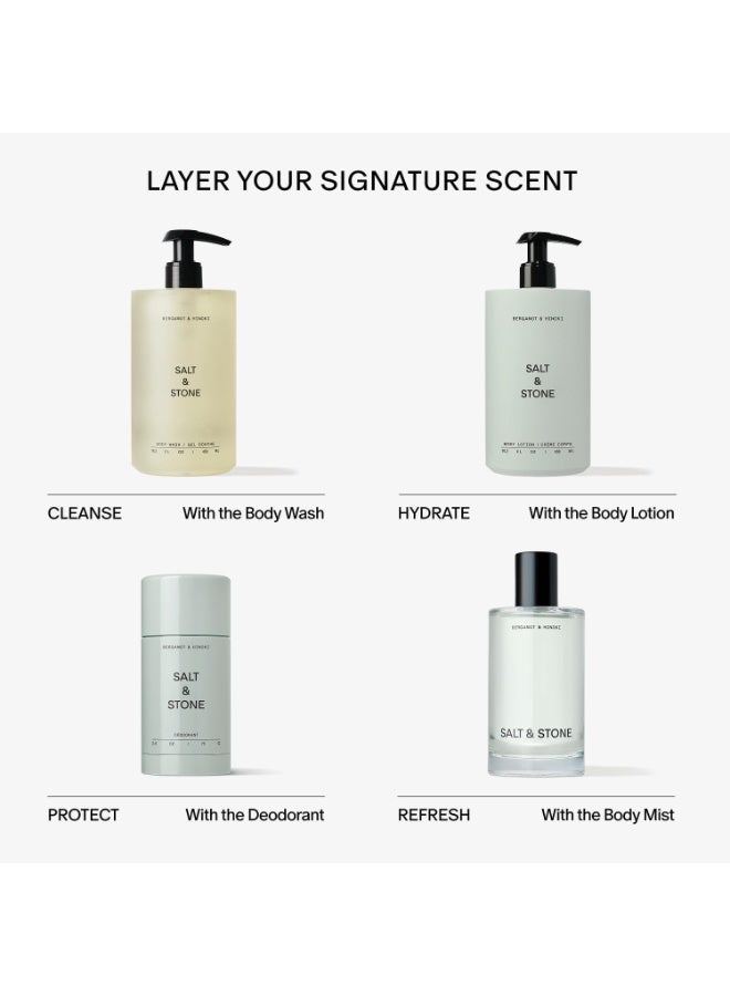 Salt & Stone Body Mist, Santal & Vetiver Scent, Skincare Infused Perfume Hair & Body Spray for Women and Men, Hydrating Fragrance with Glycerin and Red Algae, Vegan, Cruelty Free, 3.4 fl oz - Image 5