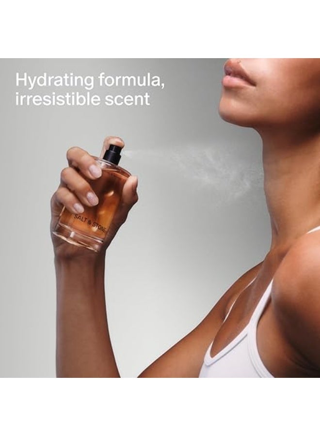 Salt & Stone Body Mist, Santal & Vetiver Scent, Skincare Infused Perfume Hair & Body Spray for Women and Men, Hydrating Fragrance with Glycerin and Red Algae, Vegan, Cruelty Free, 3.4 fl oz - Image 2