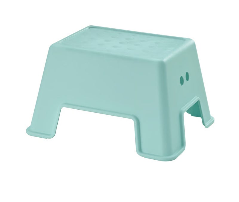 Non-Slip Step Stool for Kids and Adults, Lightweight Durable Helper Stool for Bathroom and Kitchen Use - Image 1