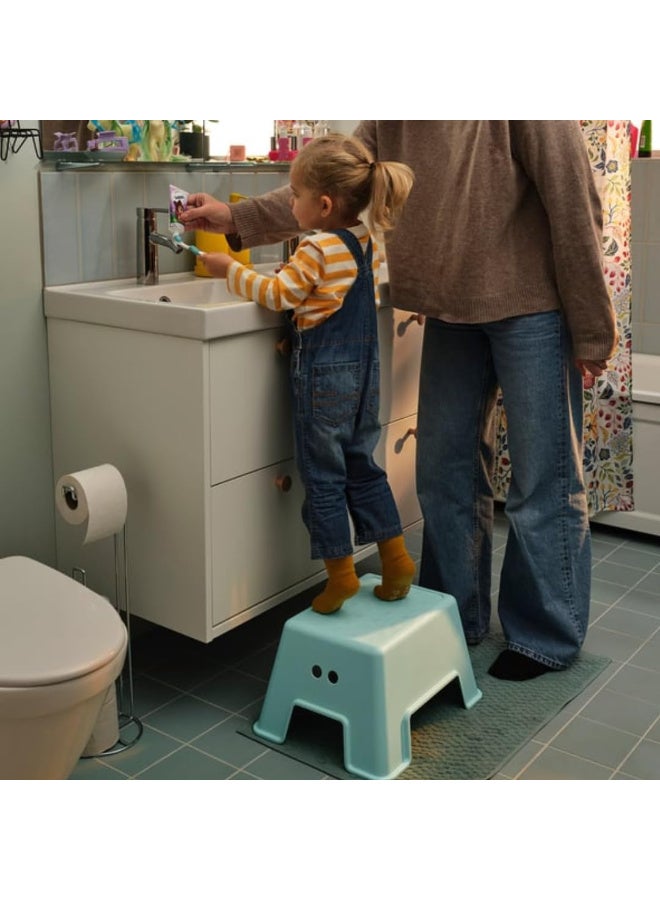 Non-Slip Step Stool for Kids and Adults, Lightweight Durable Helper Stool for Bathroom and Kitchen Use - Image 2