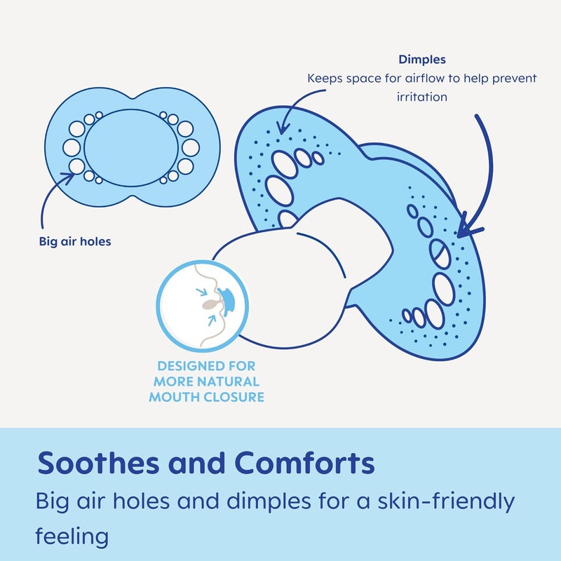 MAM Original Matte Baby Pacifiers Binky for 16 Months BPAFree Silicone Nipple Easy to Clean Best for Breastfed Babies Developed with Medical Experts 4 Count Binkies - Image 5