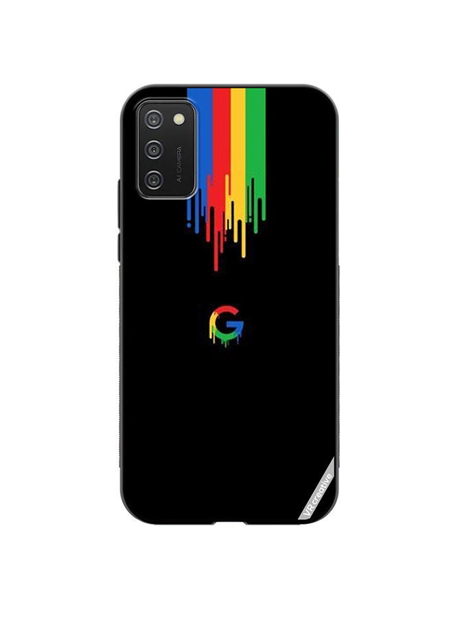 VR CREATIVE Protective Case Cover For Samsung Galaxy A02s Google Design Multicolour - Image 1