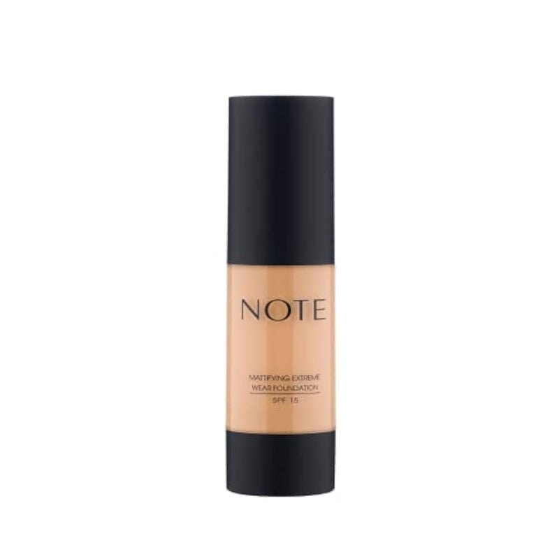 NOTE Cosmetics Note Cosmétique - MATTIFYING EXTREME WEAR Foundation - Women's Make-Up Palette - Beauty Blender, Anti-Dark Contour Make-Up (101 Bisque) - Image 3