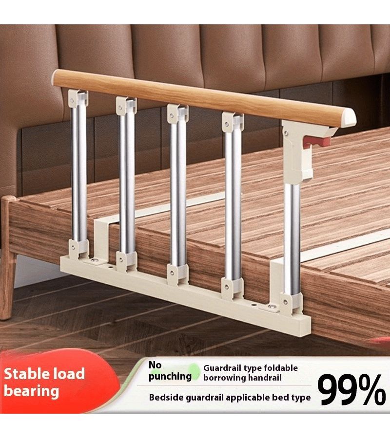 Mybow Bed Rails for Elderly Adults Safety Side Assist 4th Gear Fall Prevention - Image 1
