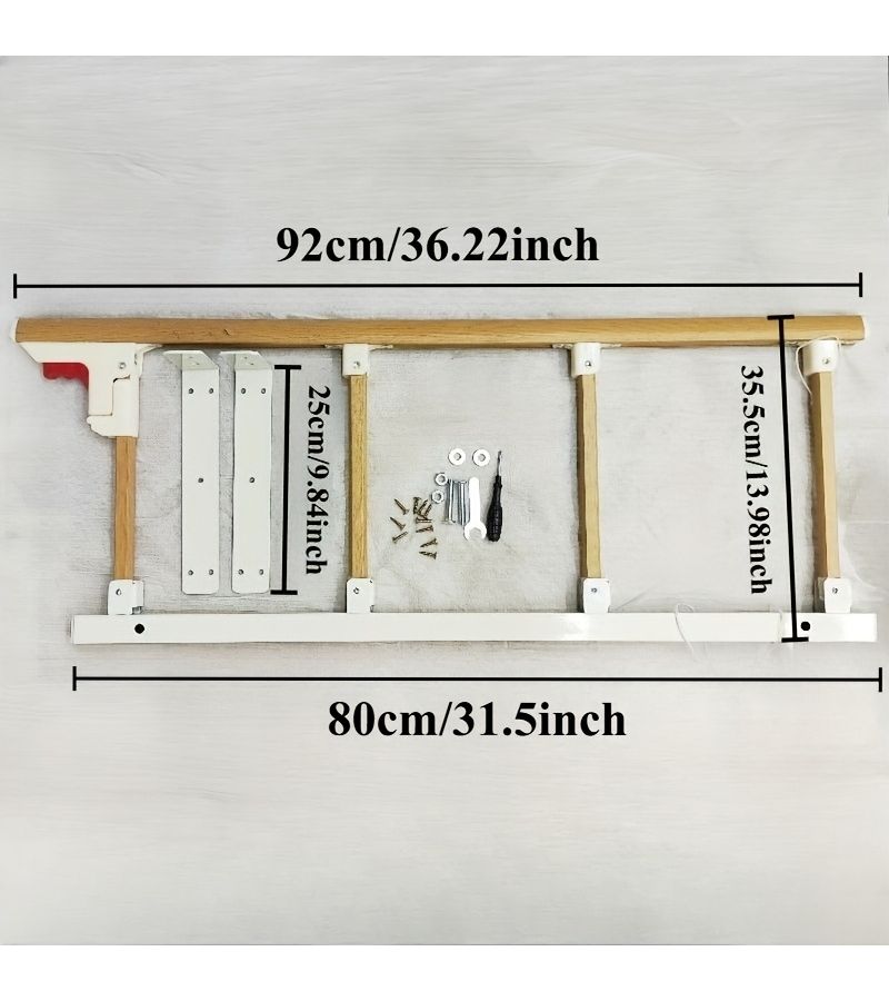 Mybow Bed Rails for Elderly Adults Safety Side Assist 4th Gear Fall Prevention - Image 3