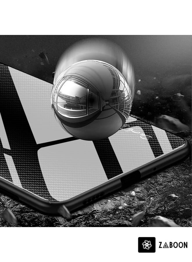 Zaboon غطاء حماية لهاتف هونر 20 برو زجاج بتدرج ملون TPU - Image 5