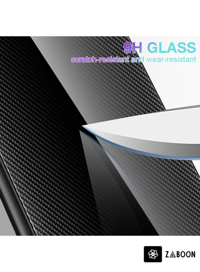 Zaboon غطاء حماية لهاتف هونر 20 برو زجاج بتدرج ملون TPU - Image 4