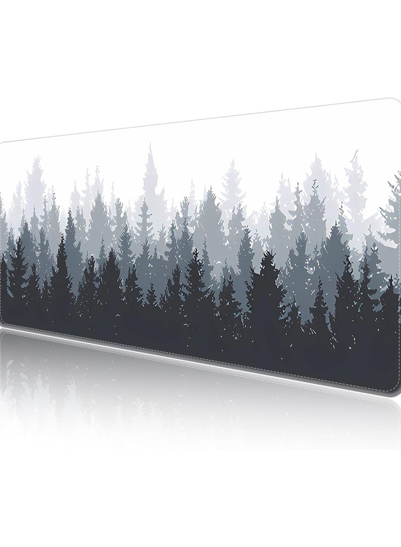 Sumkyle Extended Large Gaming Mouse Pad Non-Slip Rubber Base Smooth Cloth Surface Office Desk Mat Keyboard Mouse Mat for Computers Home and Office Use - Image 2