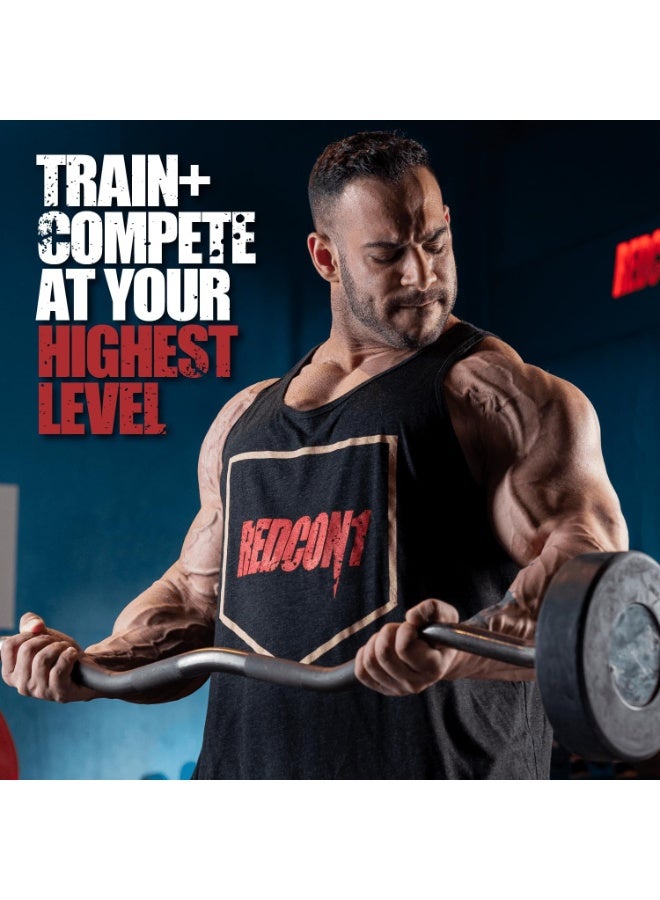 REDCON1 Total War Pre Workout Blue Lemonade 30 Servings 441g - Image 2