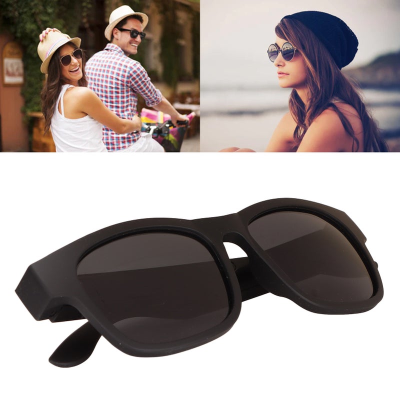 Smart Glasses Stereo Noise Cancelling Wireless Bluetooth Sunglasses with Headphone for Cycling Running Driving FishingBlack - Image 4