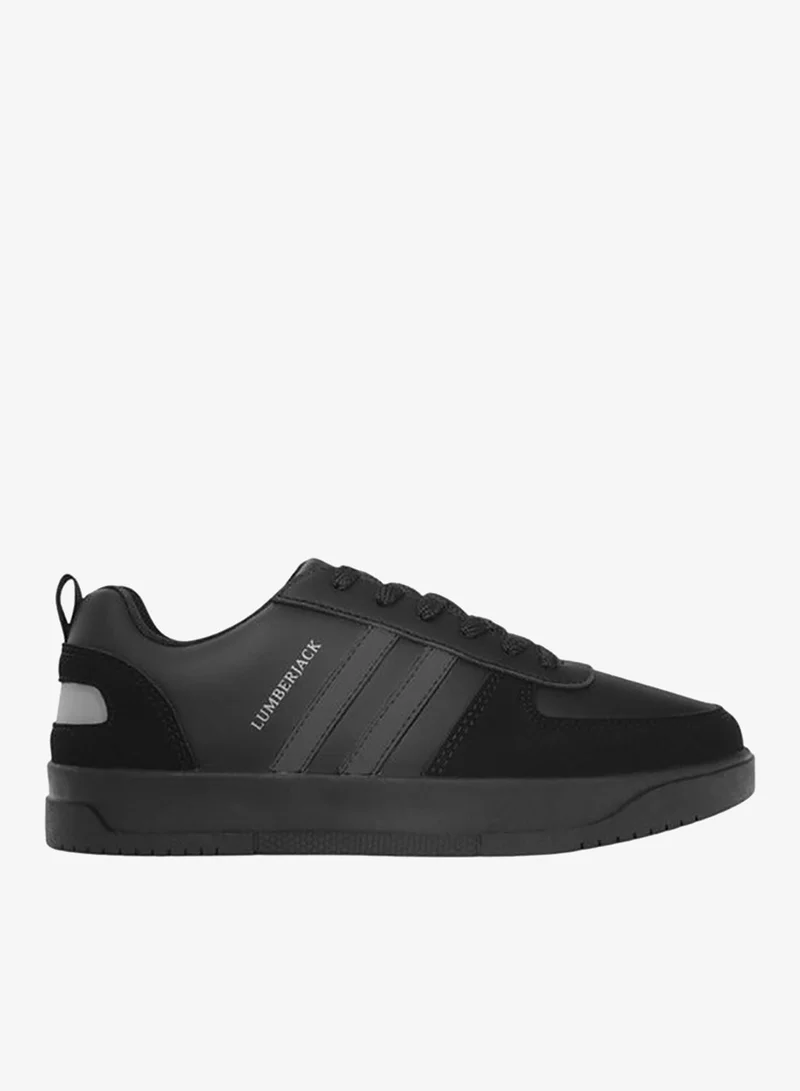 LUMBERJACK Women's Panelled Lace-Up Sneakers