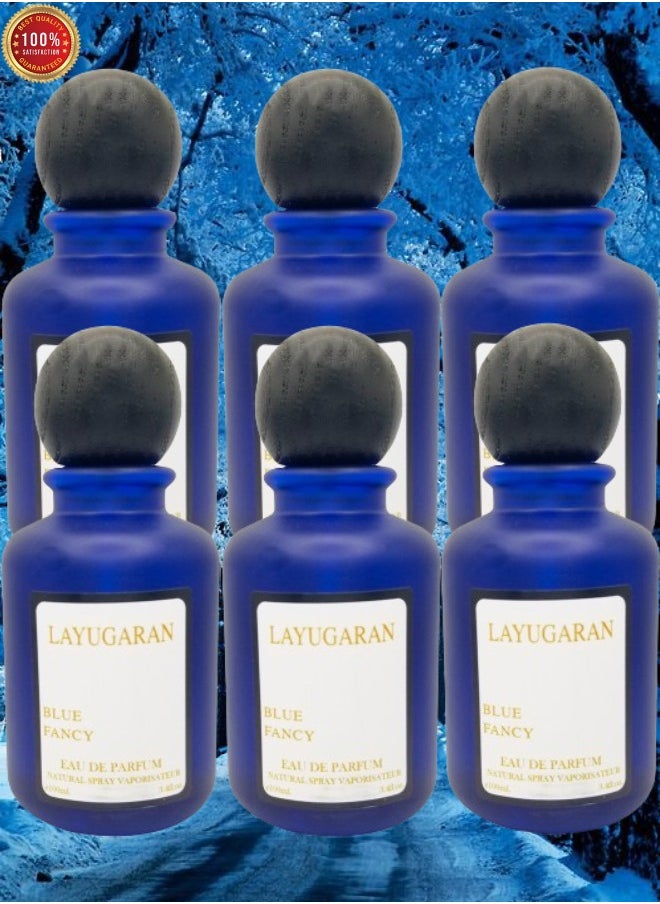 بلو 6 قطع عطر لايوجاران بلو فانسي 100 مل  - Image 1