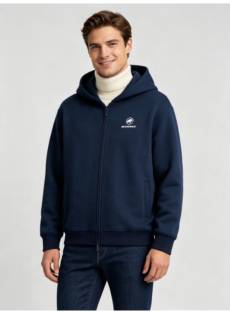 Mammut Men's and women's loose casual zipper hooded jacket - Image 1