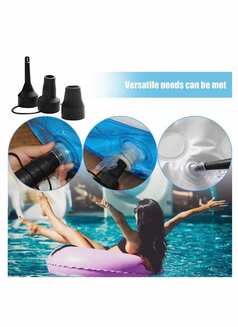 Y&D Electric Air Pump, Camping Pumps Inflator, Deflator for Airbeds, Paddling Pools, Toys, Inflatable Sofa, Raft Mattress, with 3 Nozzles, 50W  - Image 5