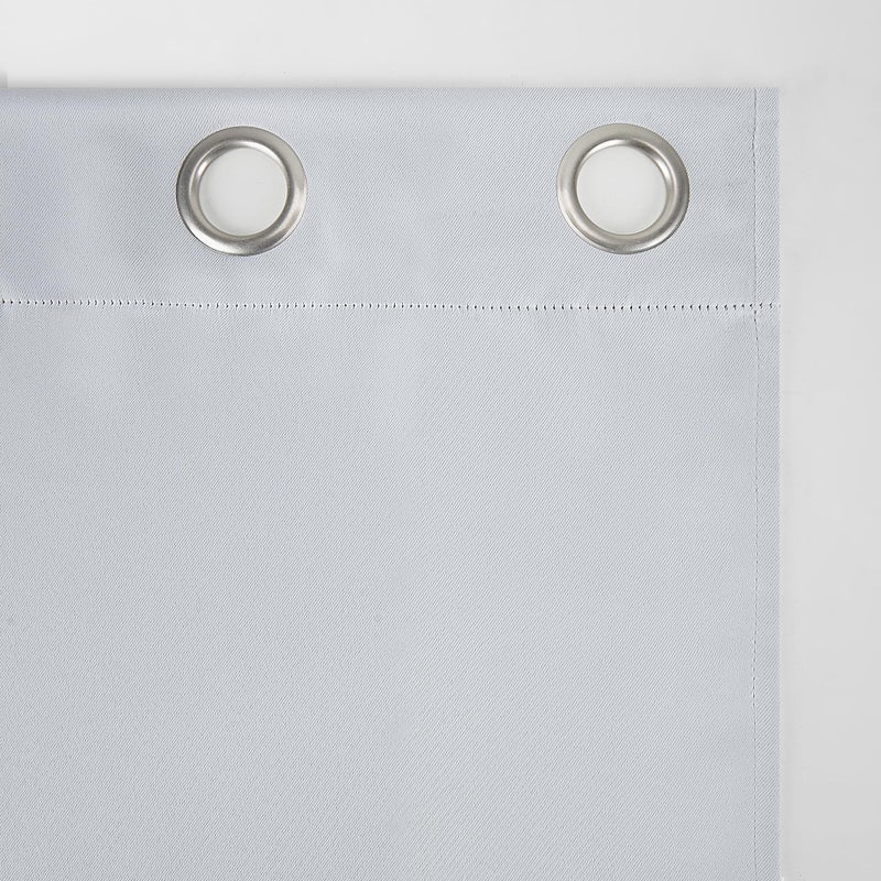 Sun Zero Easton Energy Saving Blackout Grommet Curtain Panel, 40" x 108", Oyster White - Image 5