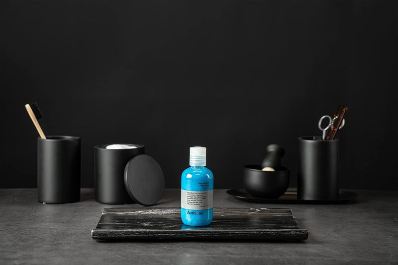 Anthony Exfoliating Body Scrub â€“ Sea Salt, Vitamin C, And Aloe Vera Deep Cleans, Smooths Rough Patches & Soothes and Protects Skin â€“ Blue Sea Kelp Body Wash 3.4 Fl Oz - Image 2