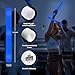 YOFOBU 48Pack LED Glow Foam Sticks BulkLight Up Glow Sticks with 3 Flashing ModesBlue Glow Wands Party PackGlow In The Dark Party Supplies for Valentines DayJuly 4th WeddingBirthdayConcert - Image 4