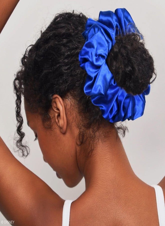 CEELGON Royal Blue Big Satin Scrunchie6.5 Inches Jumbo Scrunchies Silky Hair Ties Oversized Ponytail Holderfor Thick Curly Hair Extra Large Hair Accessories for Women (Royal Blue) - Image 4