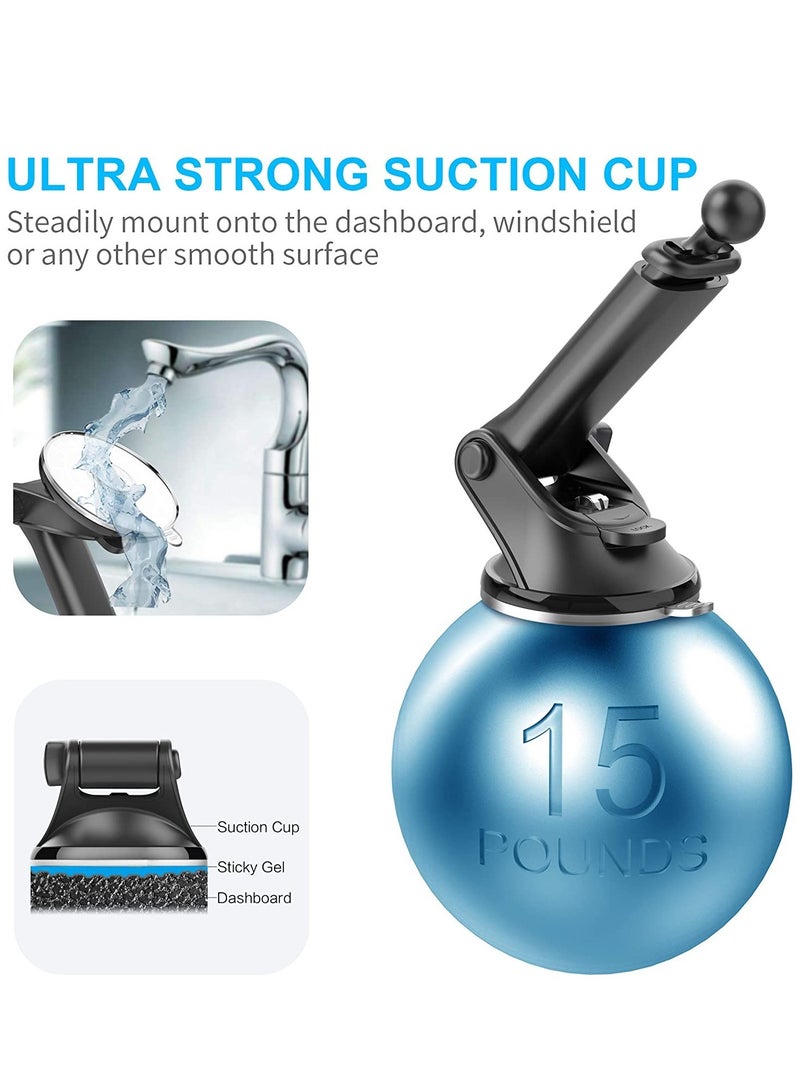 ELTRAZONE Car Mobile Phone Holder Car Suction Cup, 360 Car Mobile Phone Holder for Dashboard Windscreen, Universal Smartphone Holder Car for iPhone 13/12/11 Pro Max, Samsung s21/a20 etc - Image 4