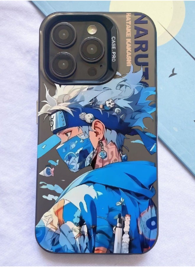 Generic iPhone 15 Pro Max Case, PC Hard Phone Protective Case with Anime Naruto Kakashi Pattern, Anti-Scratch Shockproof Anti-Yellowing Case Cover for Apple iPhone 15 Pro Max 6.7'' 