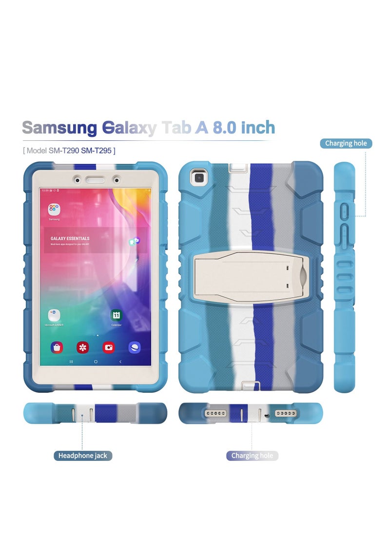 GULFLINK Gulflink Back Cover Protect Case for SAMSUNG Tab A T290/T295 8 inch colourful blue  - Image 4