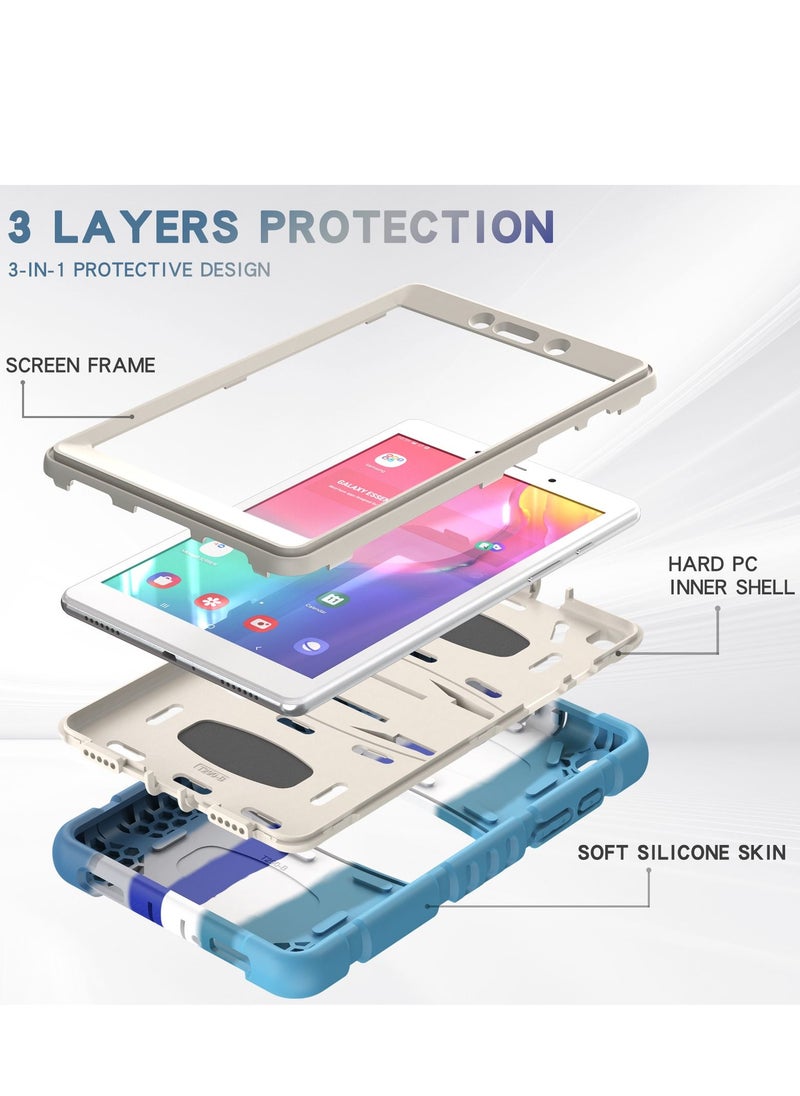 GULFLINK Gulflink Back Cover Protect Case for SAMSUNG Tab A T290/T295 8 inch colourful blue  - Image 5