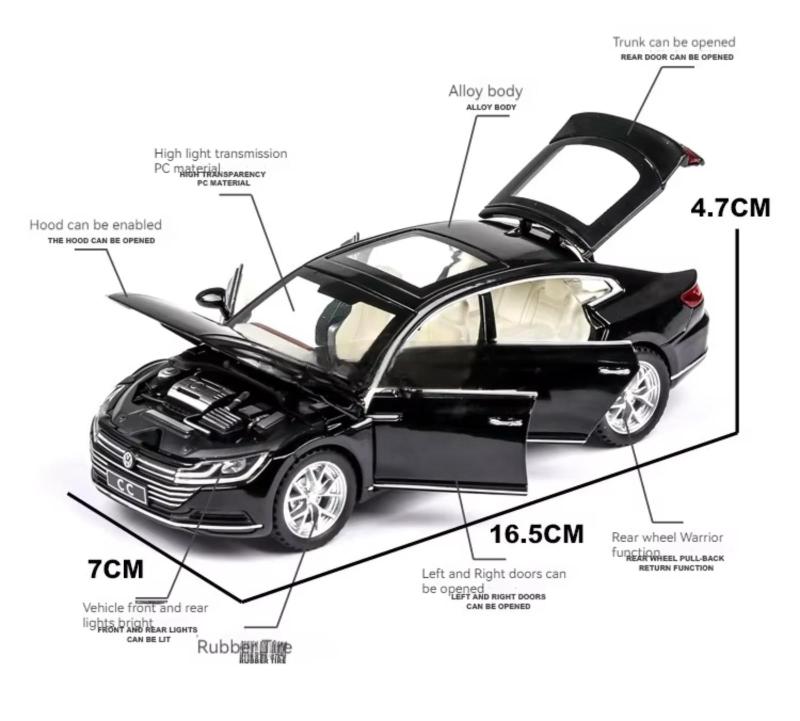 Diecast Cars 1:32 Scale White Zinc Alloy - Precision-engineered Authentic Detailing Collectible Cars for Adult Collectors, Scene Decoration And Gift Giving - Image 2