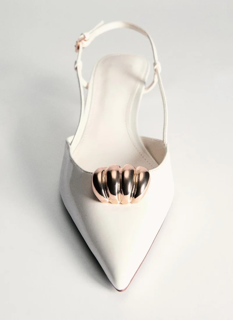 مانجو High Heel Shoe With Metallic Detail