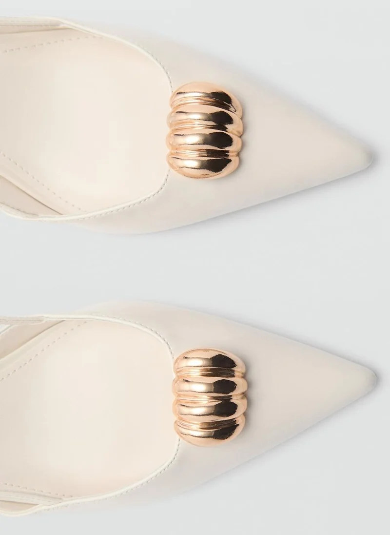 مانجو High Heel Shoe With Metallic Detail