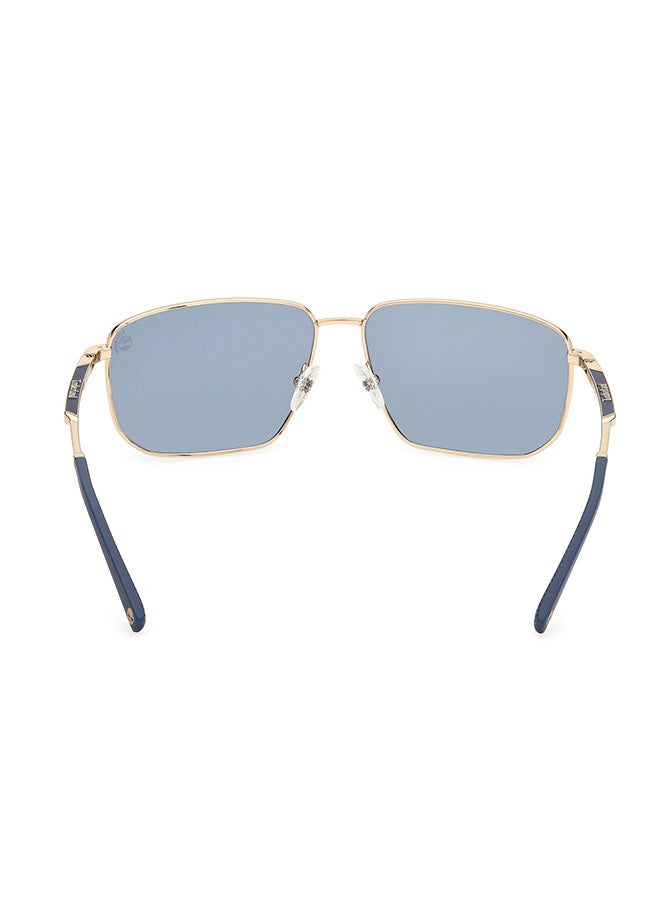 Timberland نظارات شمسية مستطيلة للرجال مع عدسات قطبية - TB0001032D61 - حجم العدسة: 61 مم - Image 4