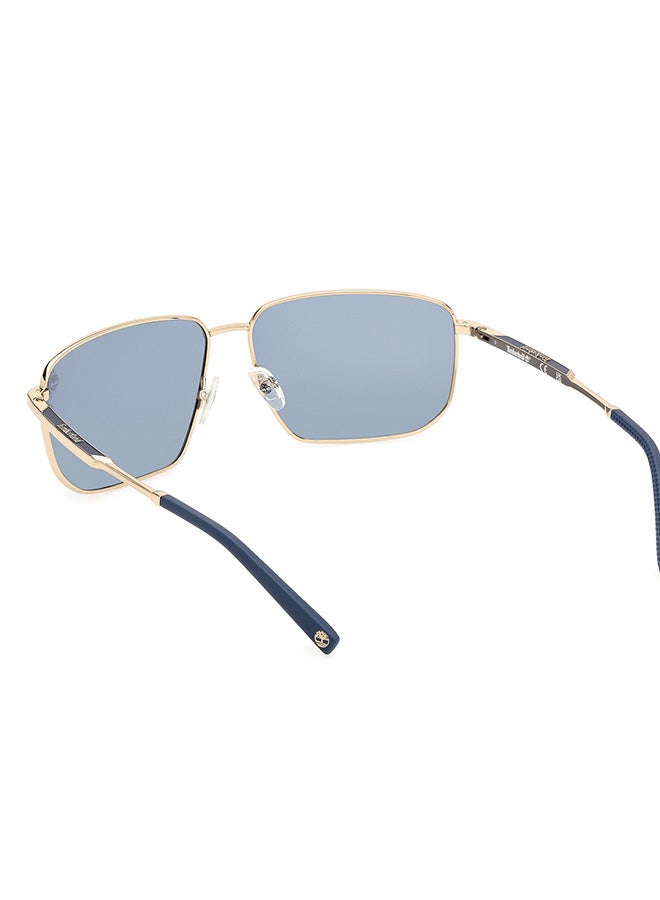 Timberland نظارات شمسية مستطيلة للرجال مع عدسات قطبية - TB0001032D61 - حجم العدسة: 61 مم - Image 3