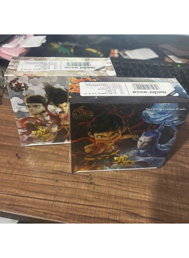 Which 2 Magic Child Sea Exquisite Card Magic Card Collection Ao C Colorful Character Card Rare Card Hot Sale-Color:Magic Card Nezha 1 Yuan Pack, 30 Packs Per Box, Free Shipping  - Image 4