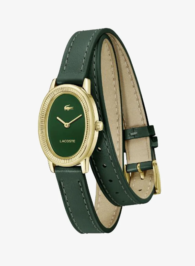 Lacoste  Quartz Analog Watch with Leather Strap for Women | Best Price UAE
