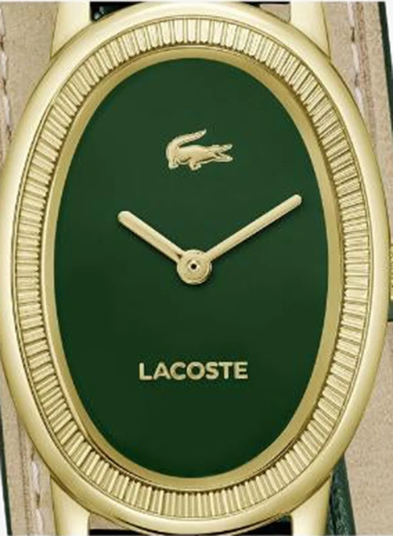 Lacoste  Quartz Analog Watch with Leather Strap for Women | Best Price UAE