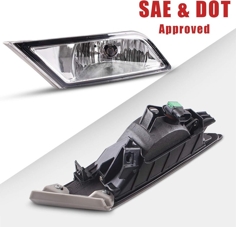 DLAA Fog Lights for Honda Odyssey 2011-2013 - Clear Lens Assembly Replacement - Image 3