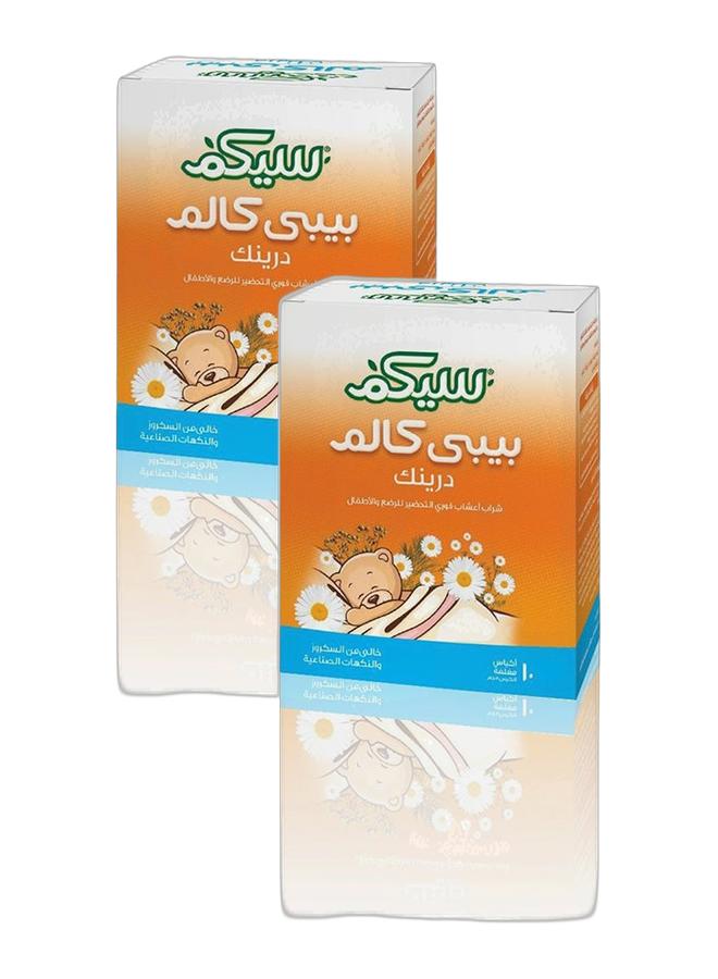سيكم 10 أكياس من مشروب تهدئة الأطفال، وزن كل منها 5 جرام (عبوة من قطعتين) - Image 1