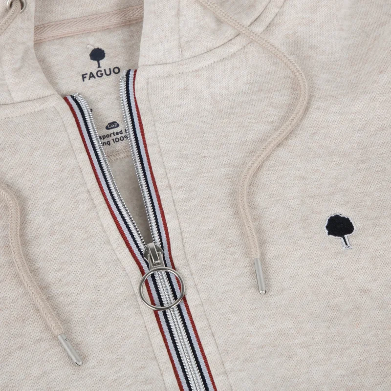 Faguo Mesnil - Beige hoodie in cotton