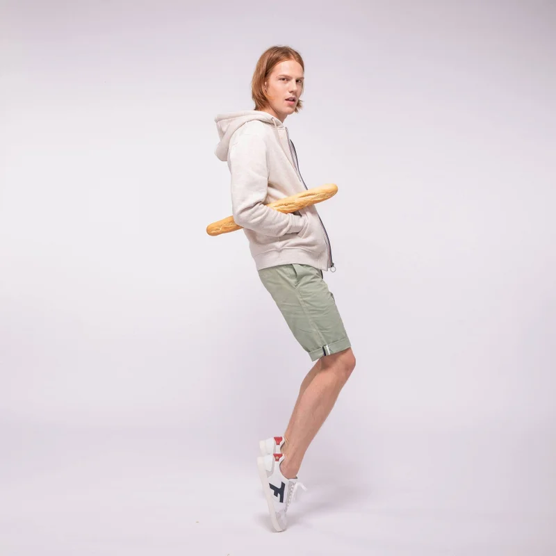Faguo Mesnil - Beige hoodie in cotton