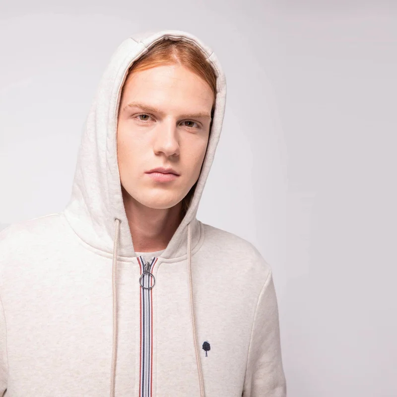 Faguo Mesnil - Beige hoodie in cotton